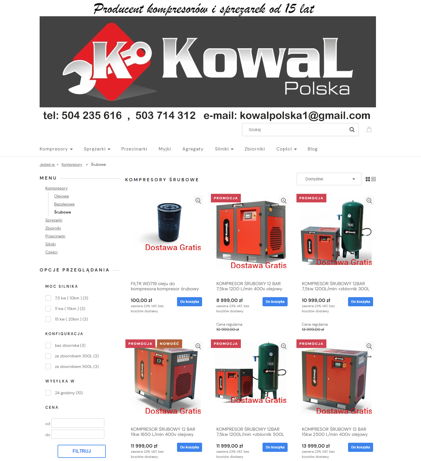 Kompresory śrubowe a tłokowe - różnice konstrukcyjne i wpływ na efektywność pracy