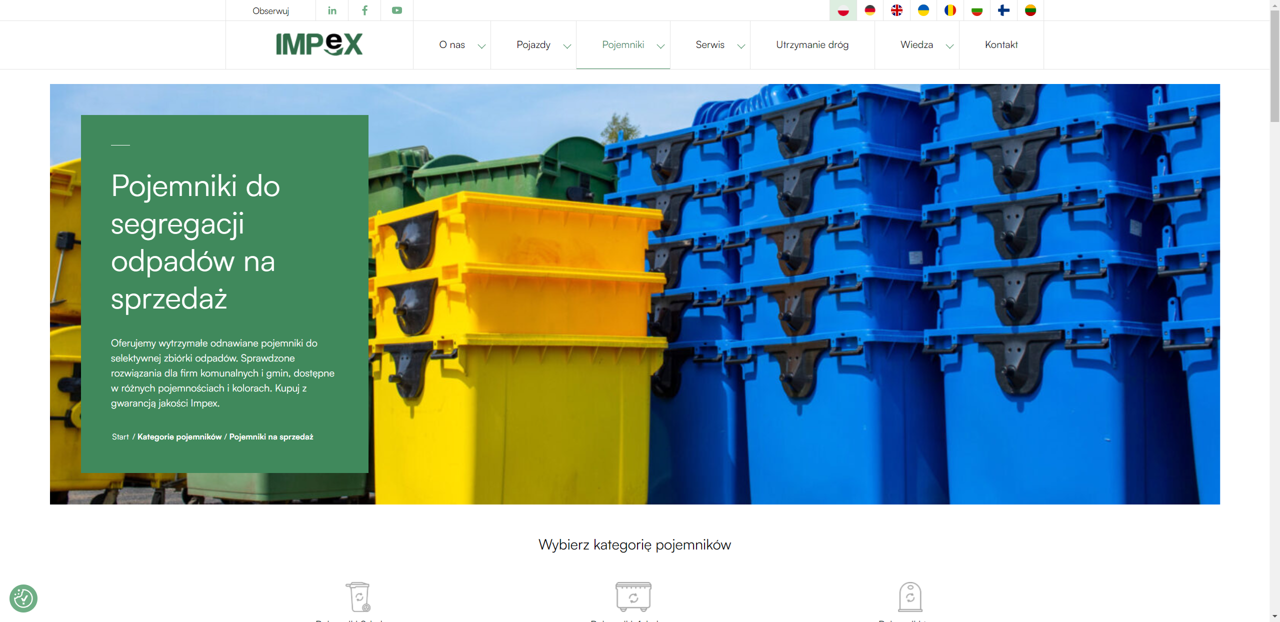 Pojemniki do segregacji odpadów w przestrzeni biurowej - standard odpowiedzialnych organizacji