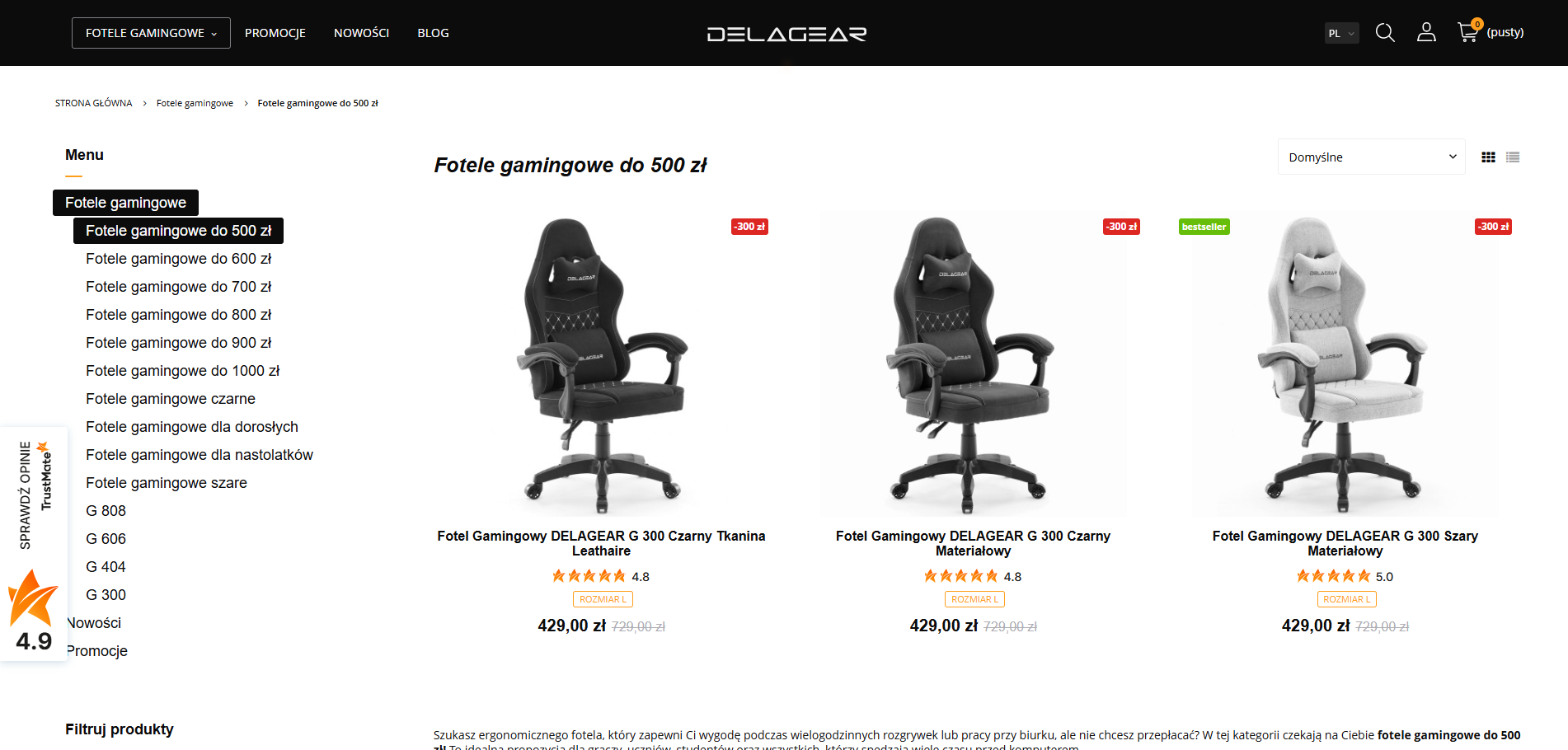 Czy tani fotel gamingowy może być wygodny? Modele do 500 zł, które zaskakują jakością