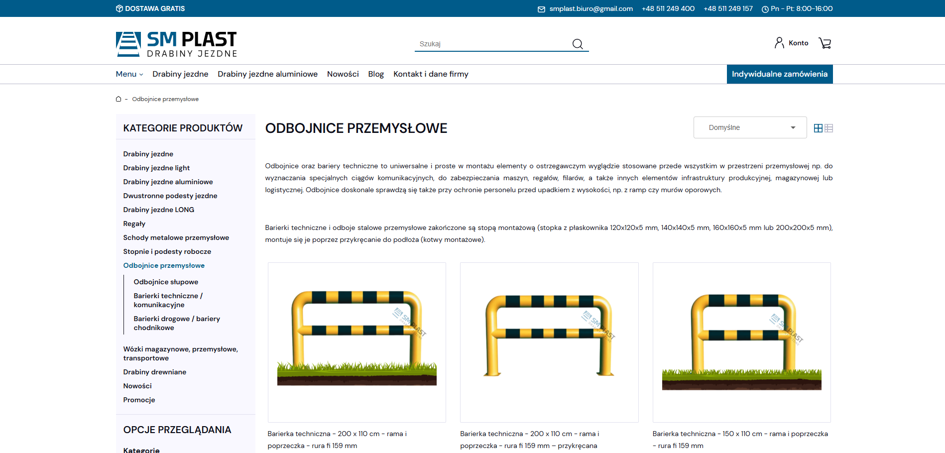 Odbojnice przemysłowe w nowoczesnych zakładach – inwestycja, która się opłaca